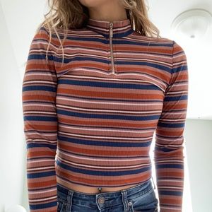 Pacsun cropped long sleeve shirt